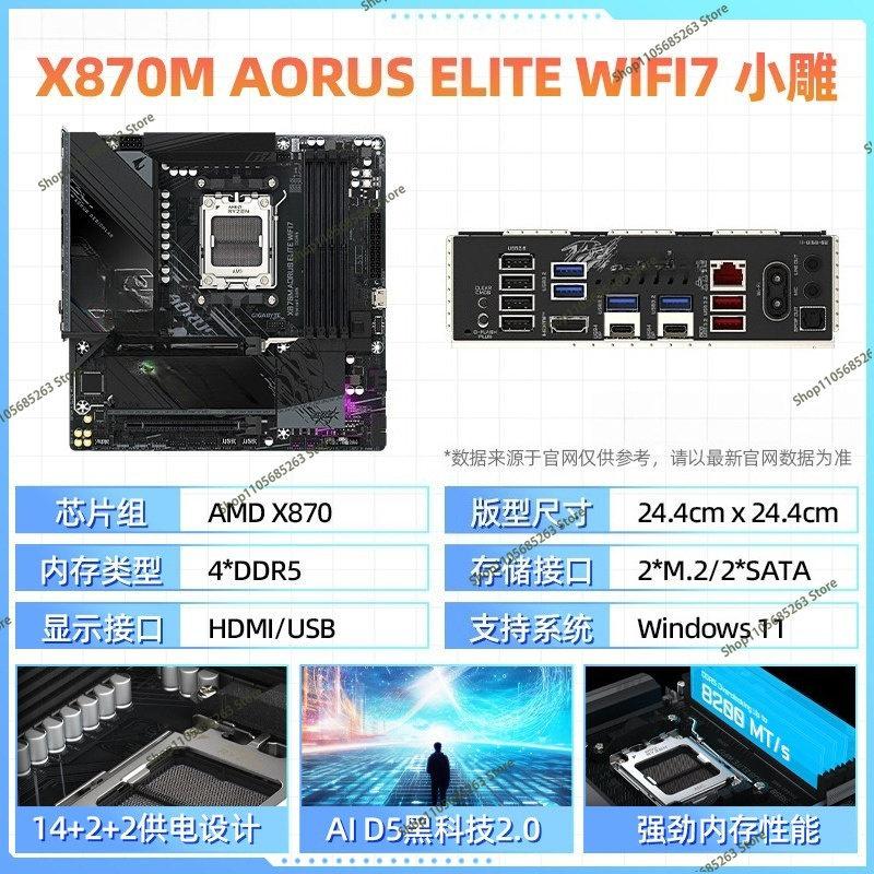 AM5 moederbord ATX Wit IJs Scu - X870E Atx Motherboard recensie en prijs